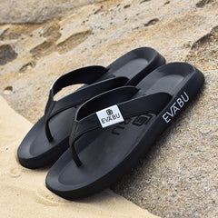 Chanclas coreanas para hombre, cómodas y suaves para la playa.