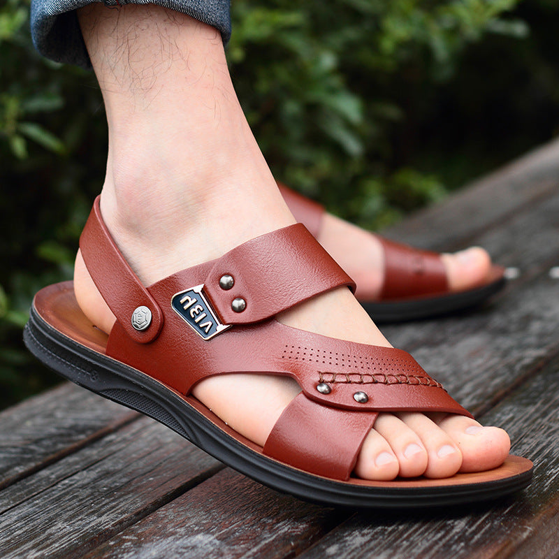 Herren Sommer Flip-Flops Strand Hausschuhe mit weicher Sohle