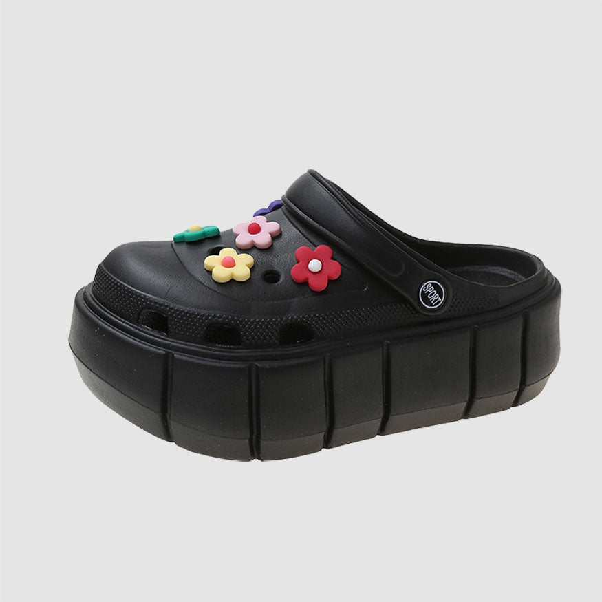 Bunte Blumen-Charms Garten Clog