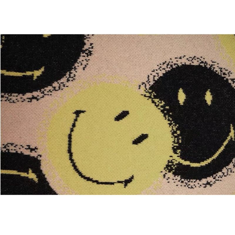 Pullover mit Smiley-Print