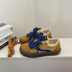 Contrast Color Canvas Shoes