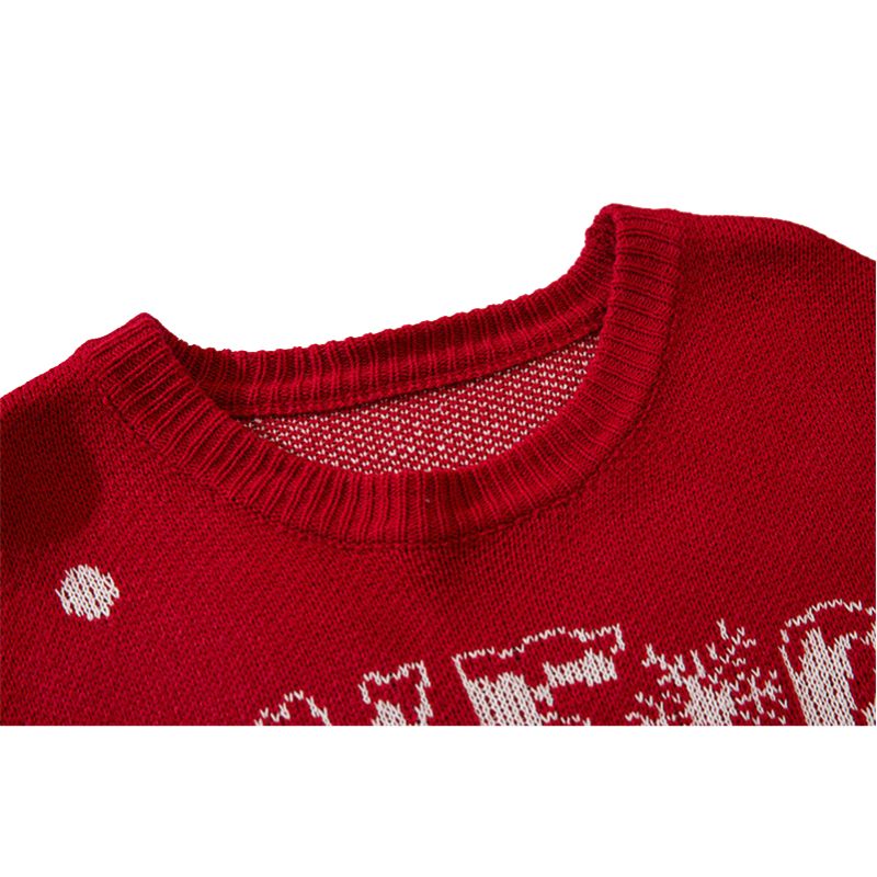 Christmas Bear Jacquard Pullover