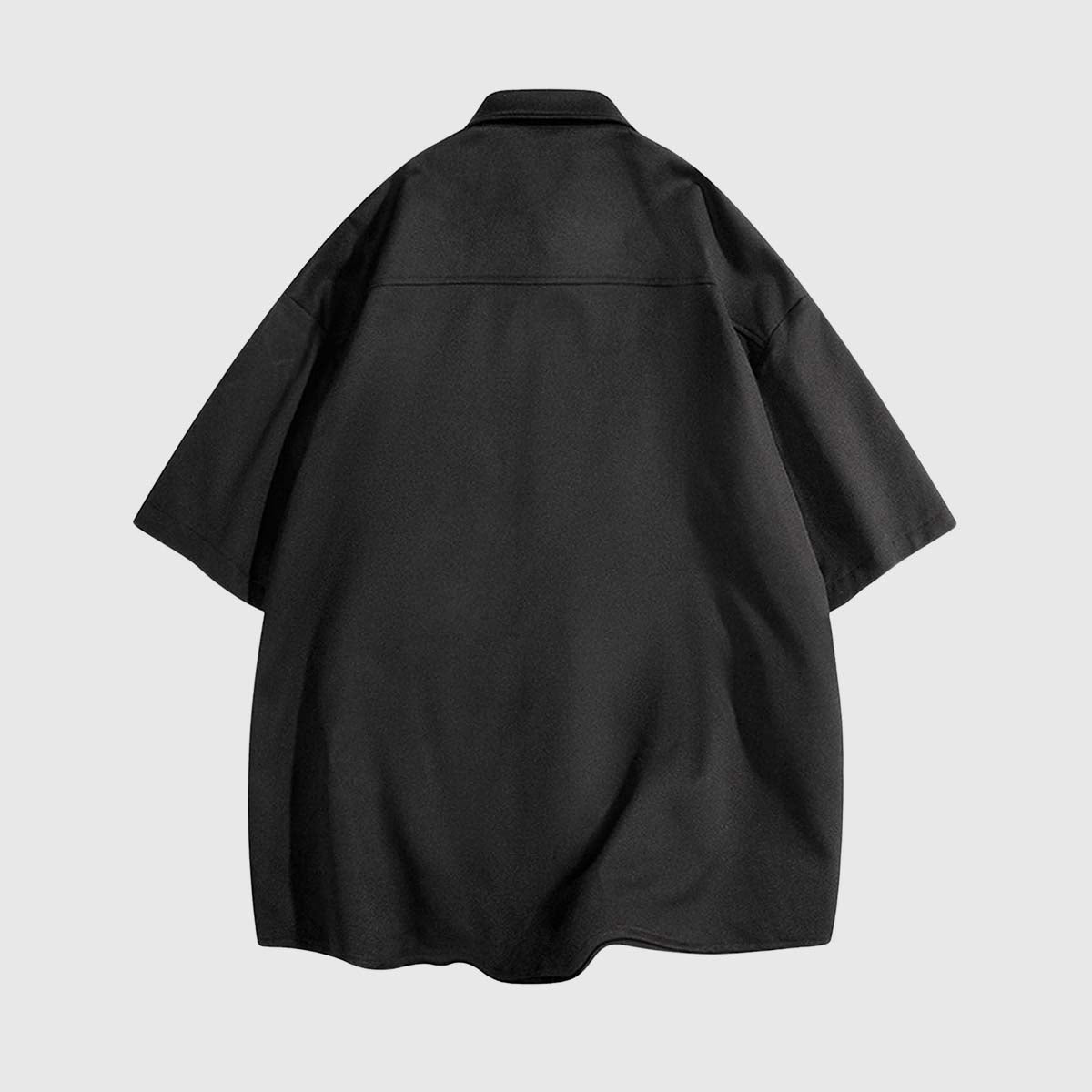 Two-Tone Oversized Utility Shirts