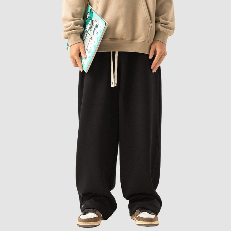 Casual Wide Leg Fleece Cargo Pants