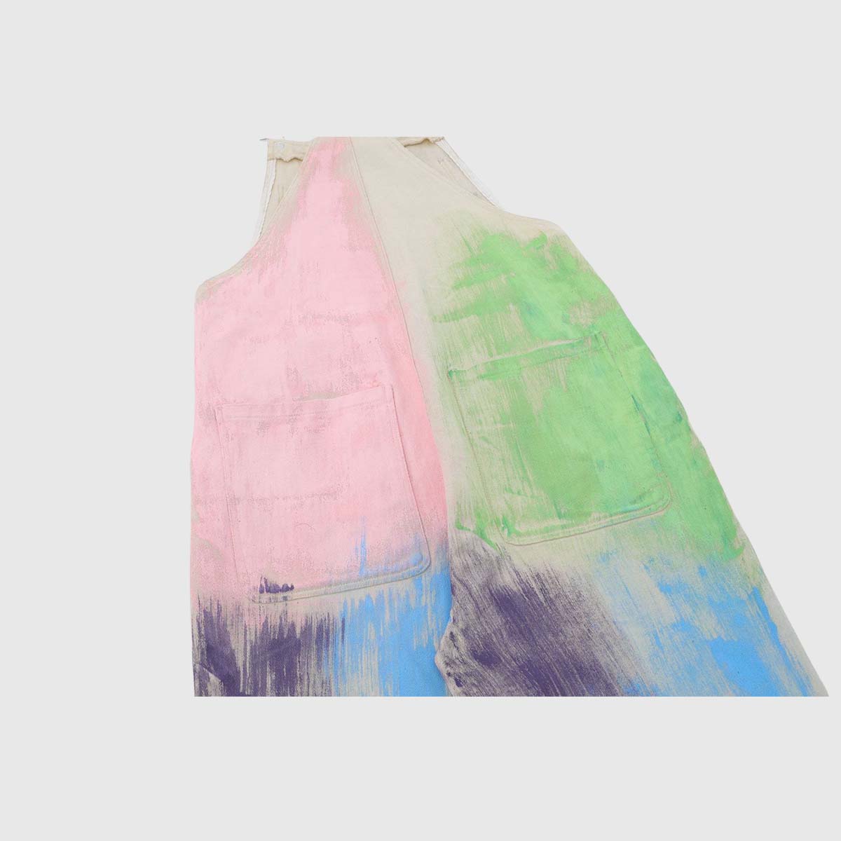 Rainbow Splash Tie-Dye Overalls