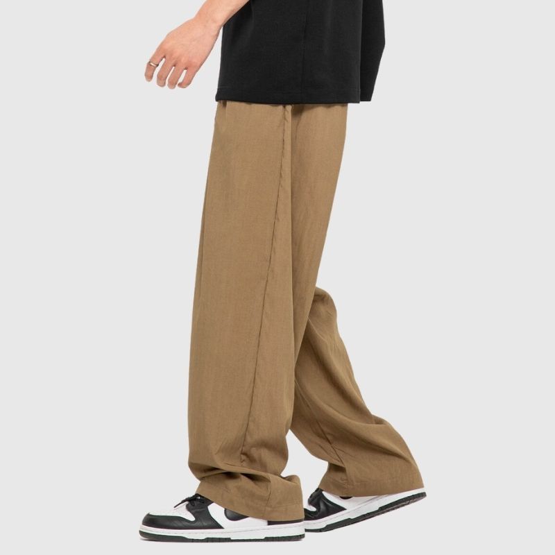 Simple Straight Leg Yamamoto Pants