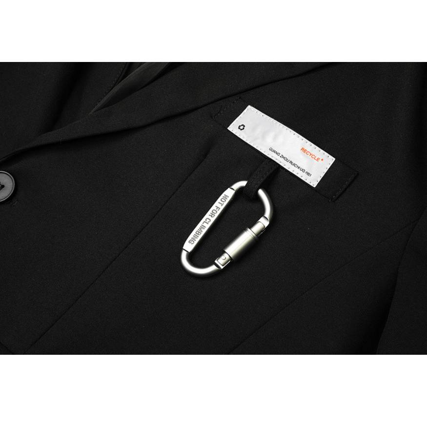 Carabiner Decoration Leisure Blazer