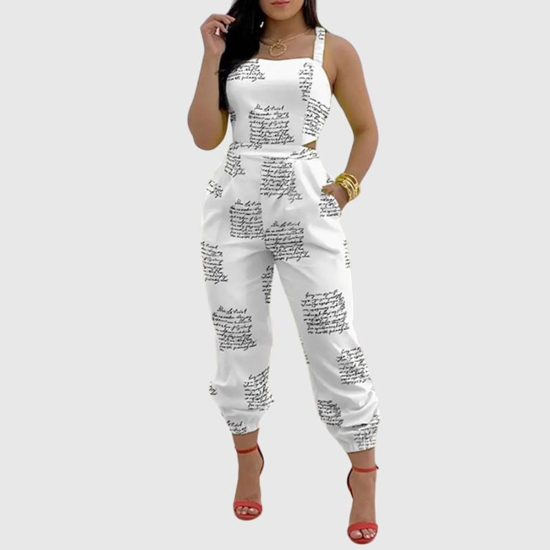 Halter Backless High Waist Jumpsuit