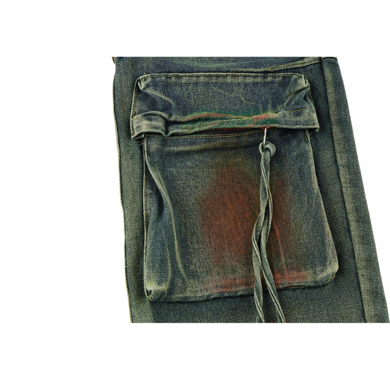 Dirty Fit Denim-Cargohose im Sfumato-Design