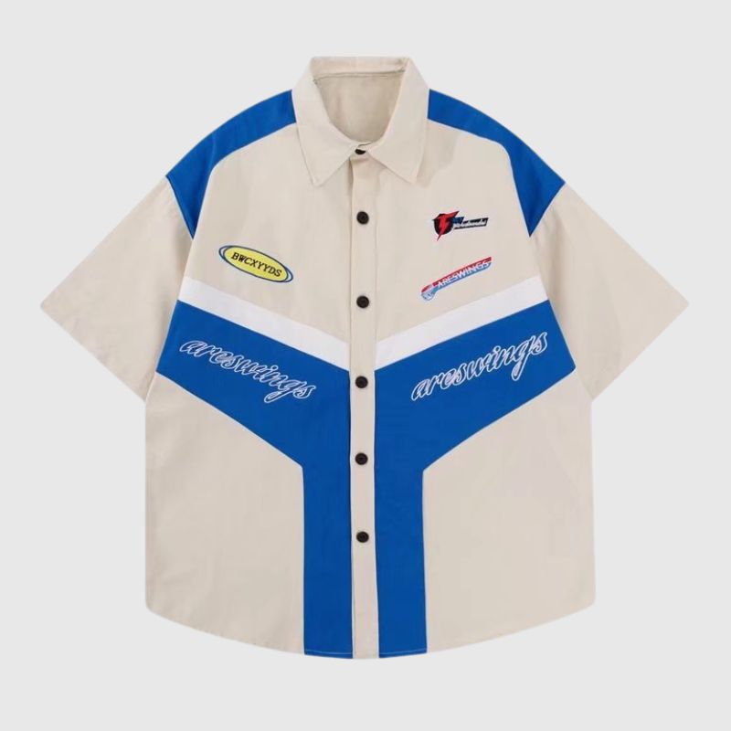 Racing Patchwork-Shirt