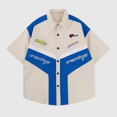 Racing Patchwork-Shirt