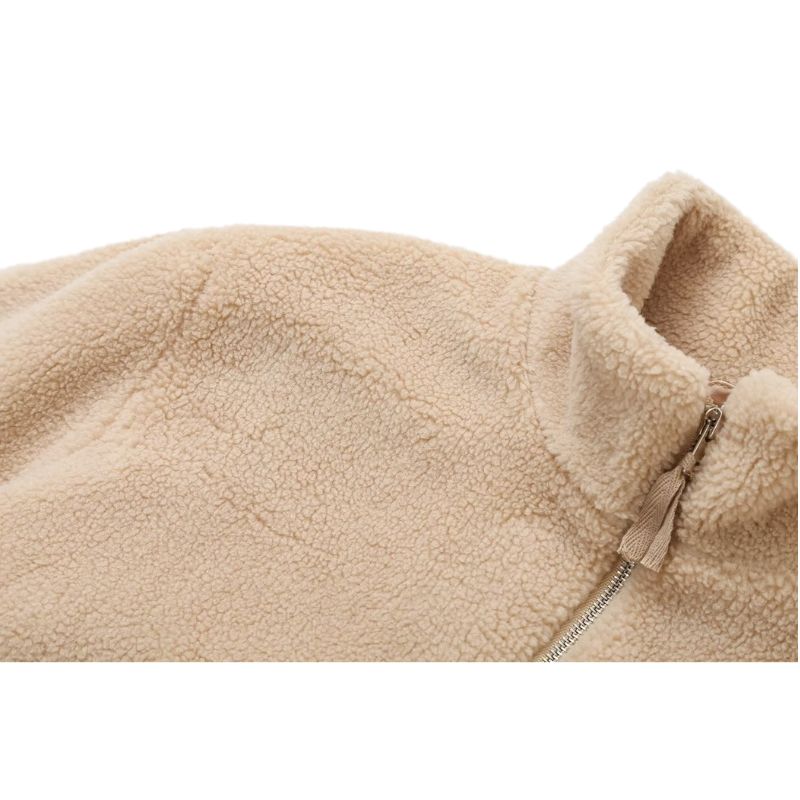 Solid Color Berber Fleece Jacket