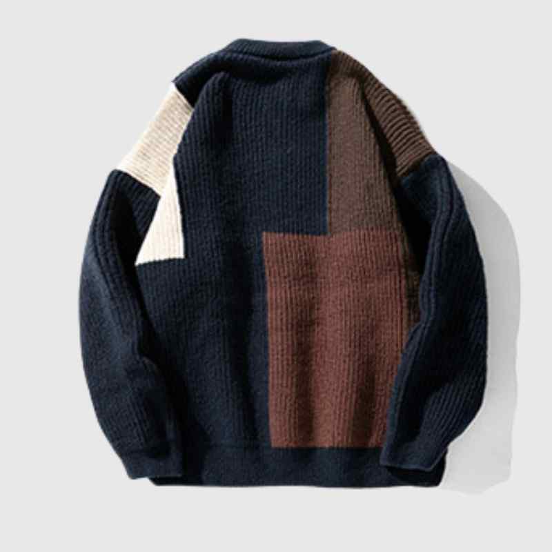 Color Block Textured Sweater