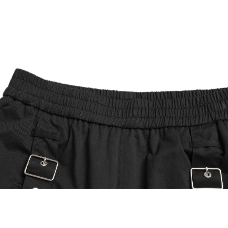 Pantalones cargo con botones de cinta