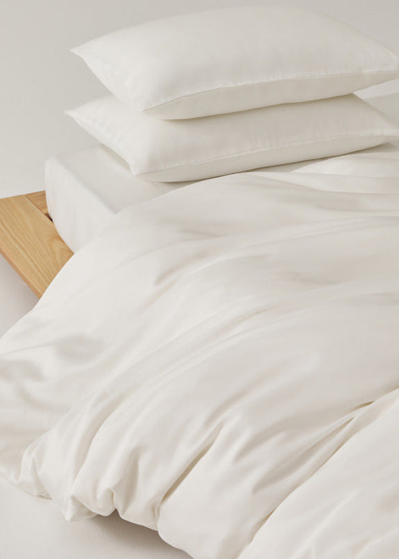 Adeline Pastel Silky TENCEL Bedding Set - Coffee