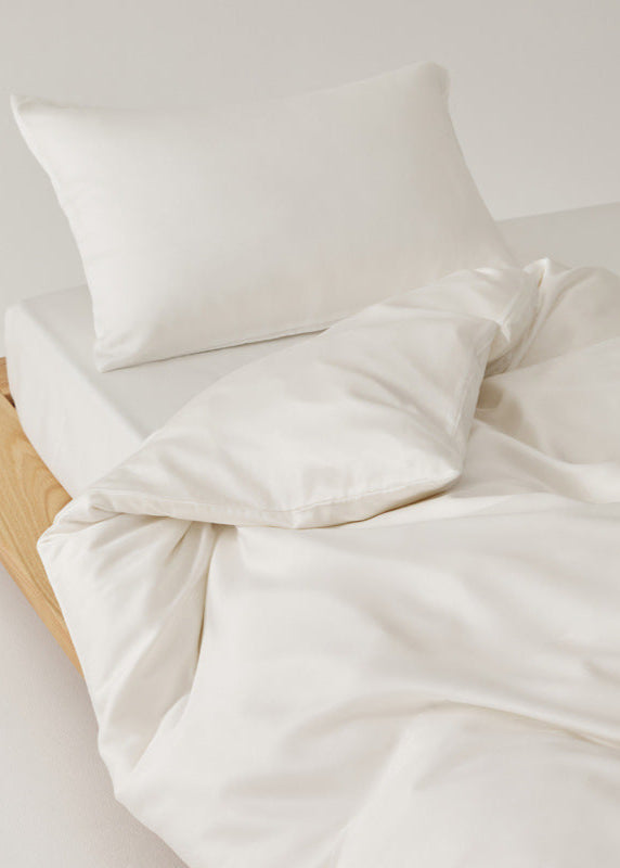 Adeline Pastel Silky TENCEL Bedding Set - Coffee