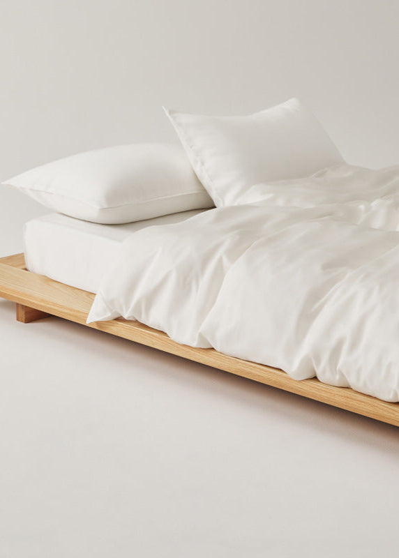 Adeline Pastel Silky TENCEL Bedding Set - Coffee