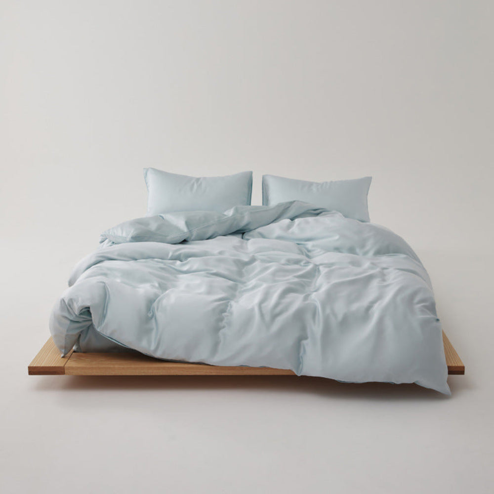 Adeline Pastel Silky TENCEL Bedding Set - Coffee