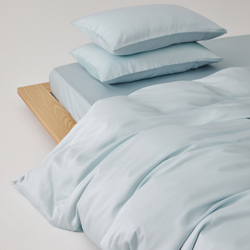 Adeline Pastel Silky TENCEL Bedding Set - Coffee