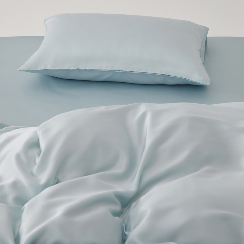 Adeline Pastel Silky TENCEL Bedding Set - Coffee