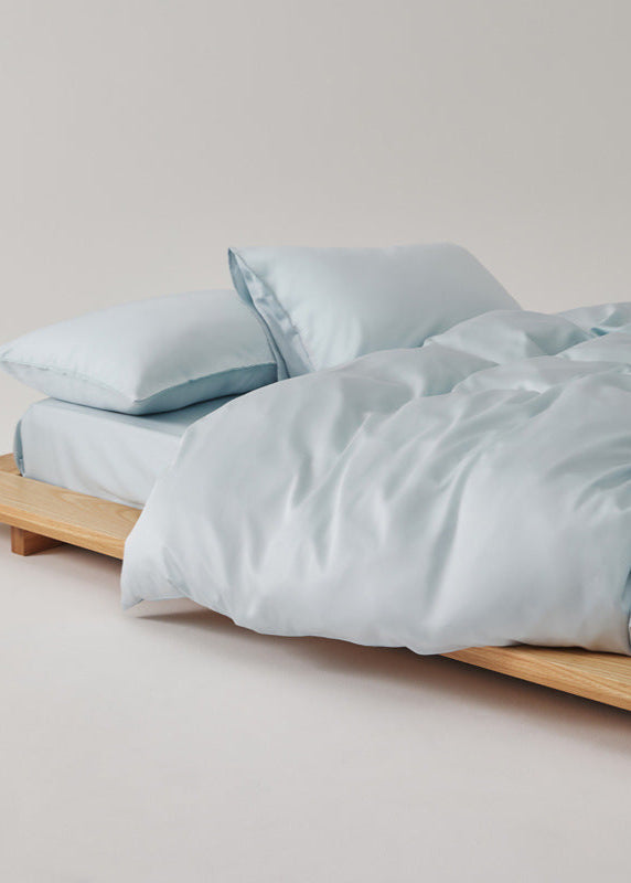 Adeline Pastel Silky TENCEL Bedding Set - Coffee
