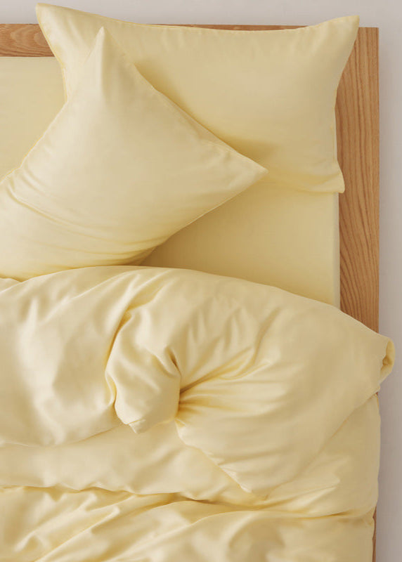 Adeline Pastel Silky TENCEL Bedding Set - Coffee