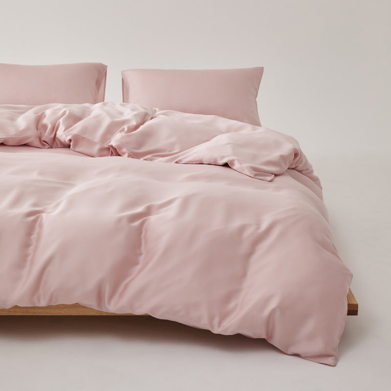 Adeline Pastel Silky TENCEL Bedding Set - Coffee
