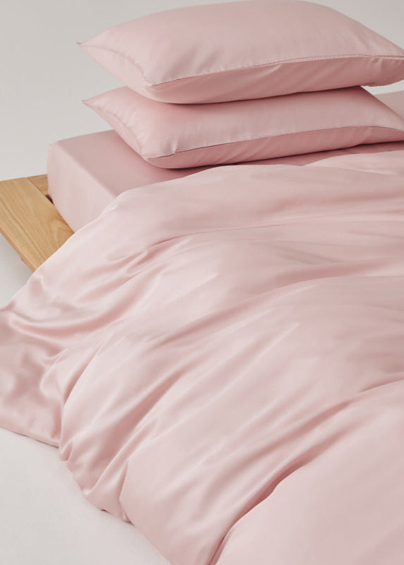 Adeline Pastel Silky TENCEL Bedding Set - Coffee