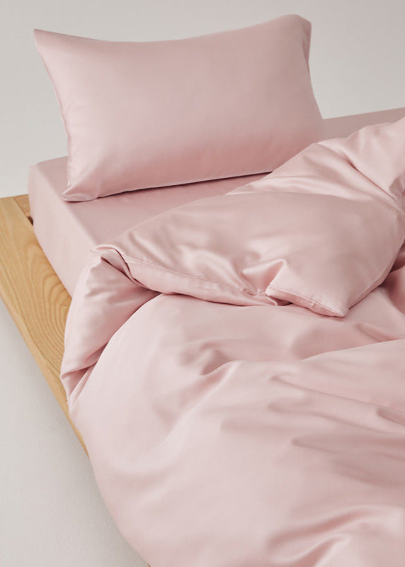 Adeline Pastel Silky TENCEL Bedding Set - Coffee