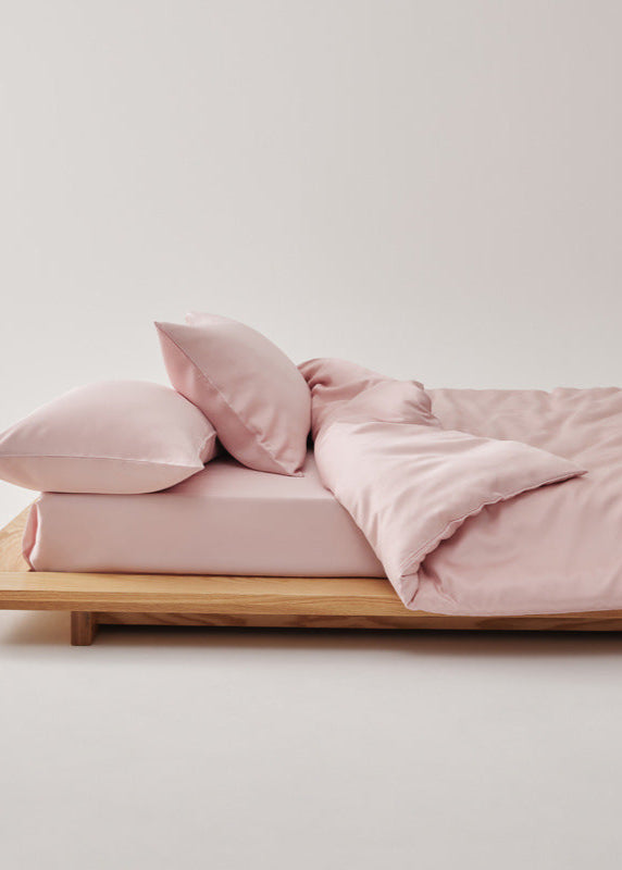 Adeline Pastel Silky TENCEL Bedding Set - Coffee