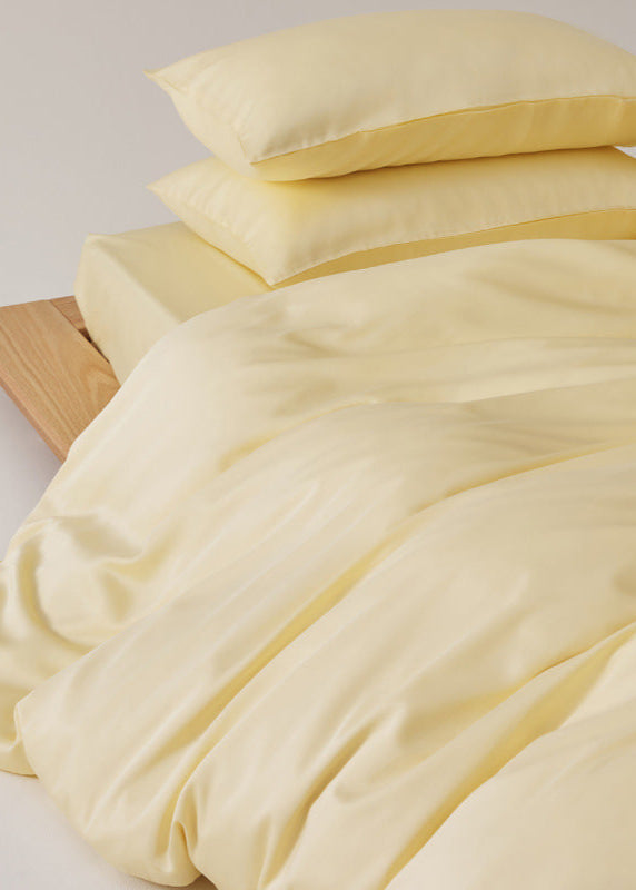 Adeline Pastel Silky TENCEL Bedding Set - Gray