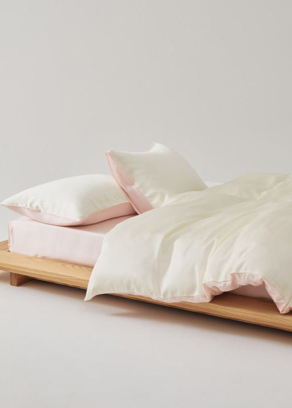 Adeline Pastel Silky TENCEL Bedding Set - Coffee