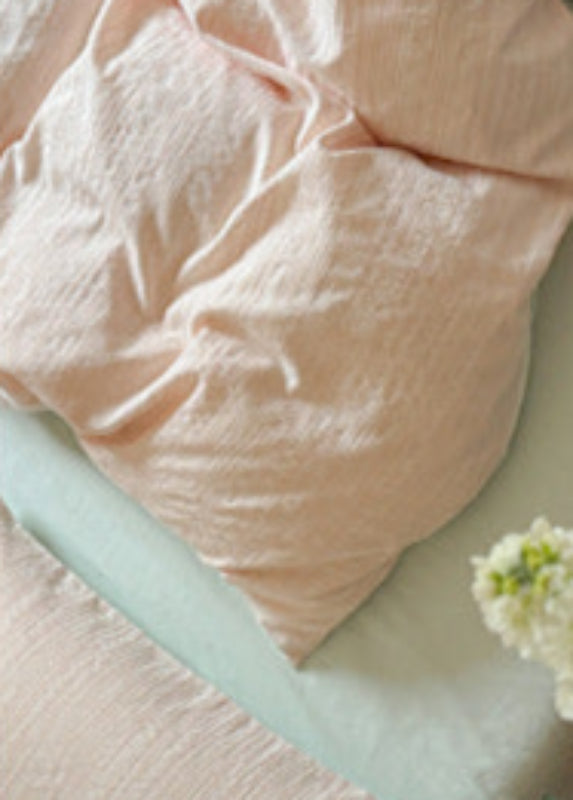 Emma Duo Striped Jacquard Bedding Set - Cream