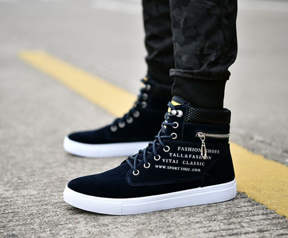 Pretty Stylish Men's Korean Chain Men's Shoes