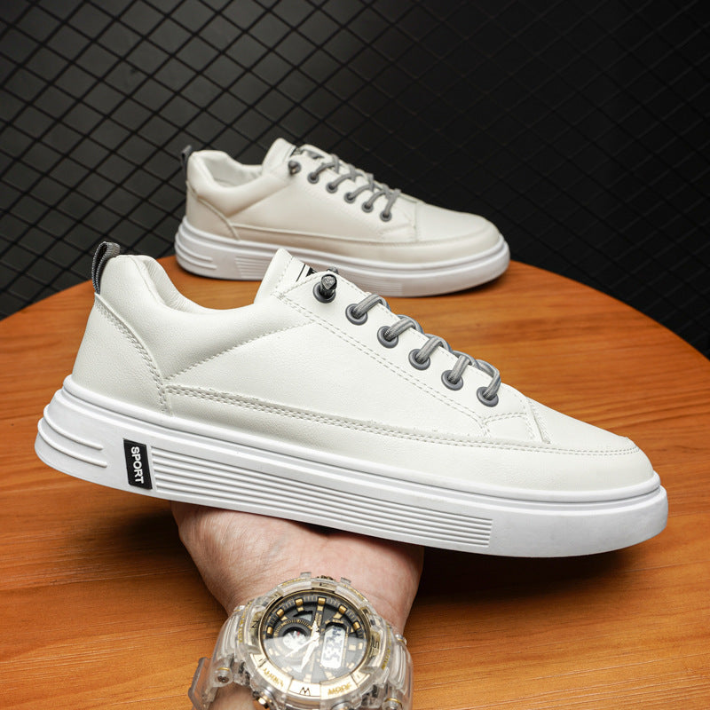 Men's Korean Everyday Joker White Sneakers