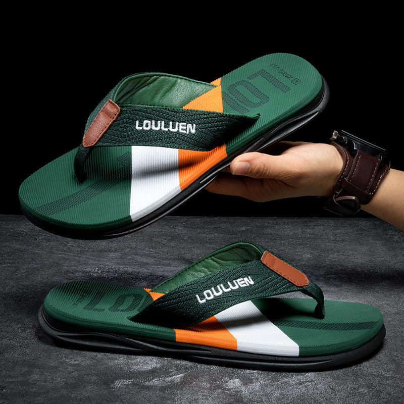 Chanclas de playa estilo coreano para exteriores para hombre