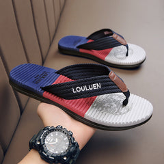 Trendy Herren Sommer Flip-Flops Strand Outdoor Flip Flops