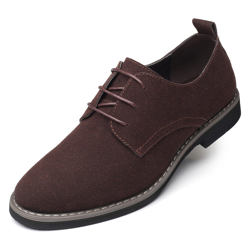 Hermosos zapatos casuales clásicos de gamuza para hombre