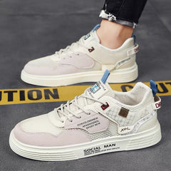 Men's Summer Breathable Mesh Panel Popular Trendy Sneakers