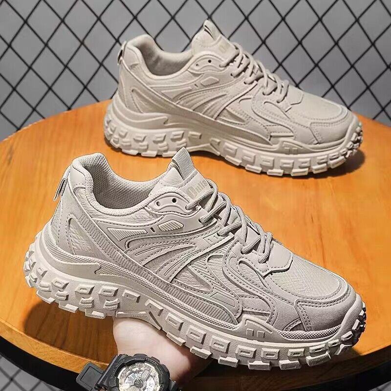 Men's Mesh Construction Site Sports Daddy Sneakers