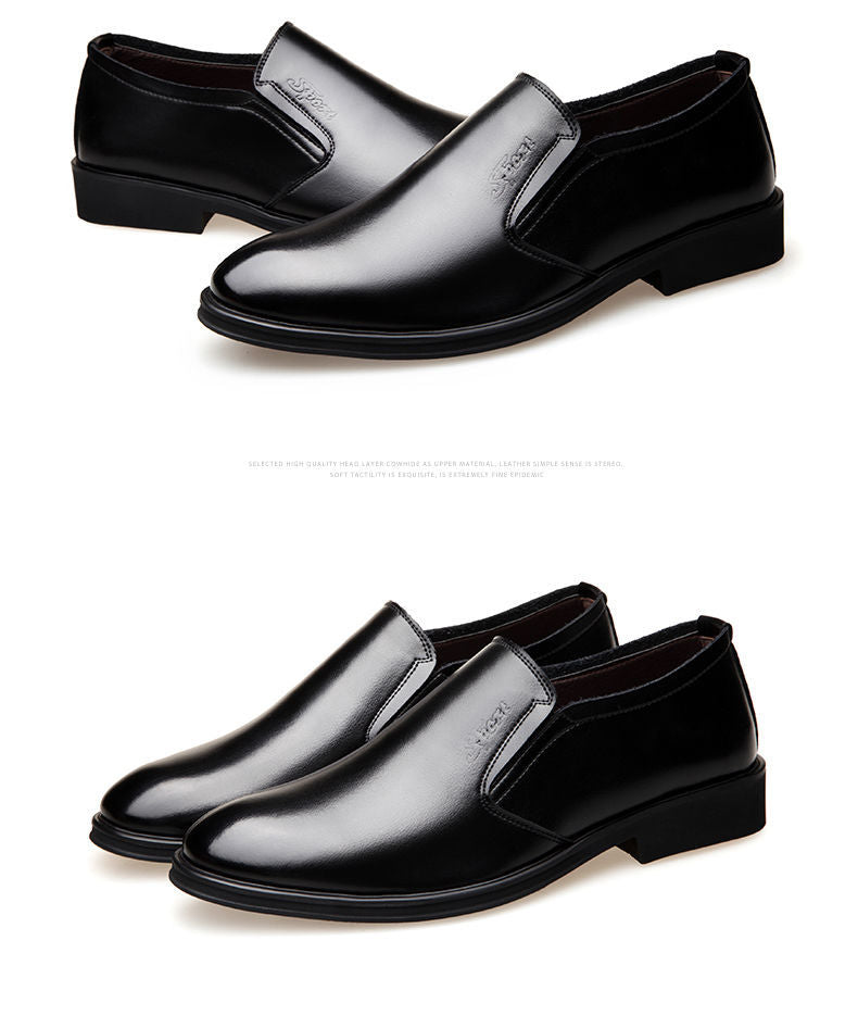 Zapatos casuales de negocios británicos, cómodos y duraderos para hombre.