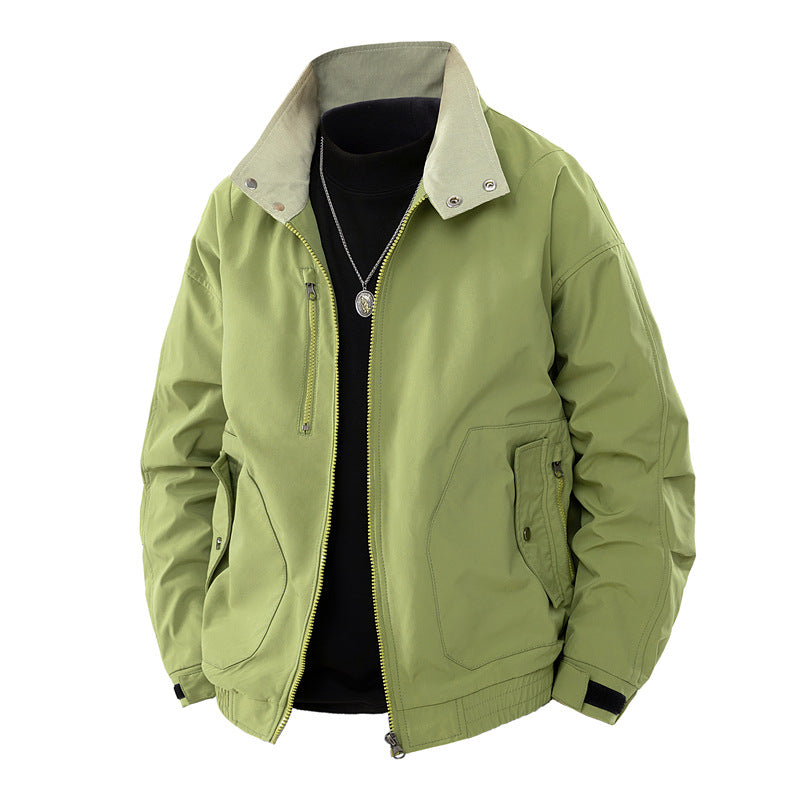 Jacket Windproof Waterproof Stand Collar Coat Top