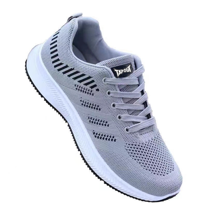 Zapatillas de running transpirables de tejido volador para hombre, para otoño