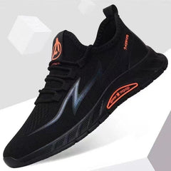 Men's Spring Flying Woven Breathable Fashionable Sports Sneakers