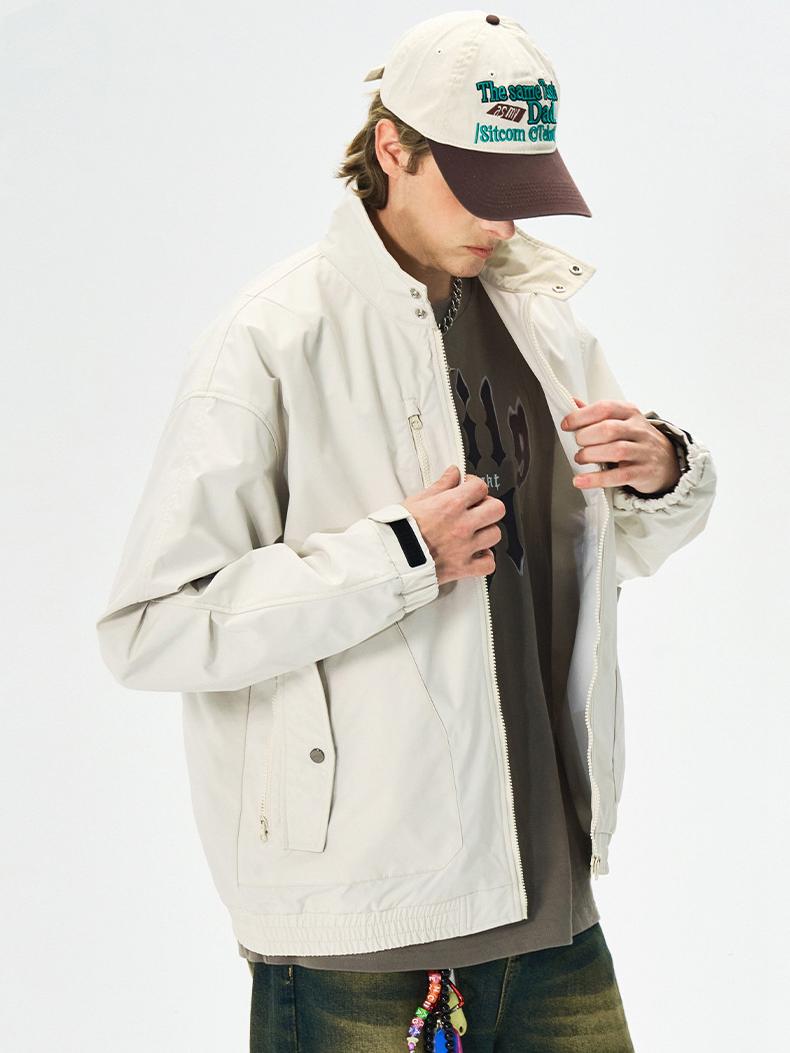 Jacket Windproof Waterproof Stand Collar Coat Top