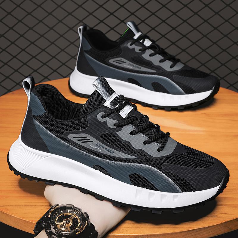 Men's Spring Sports Breathable Mesh Plus Casual Shoes