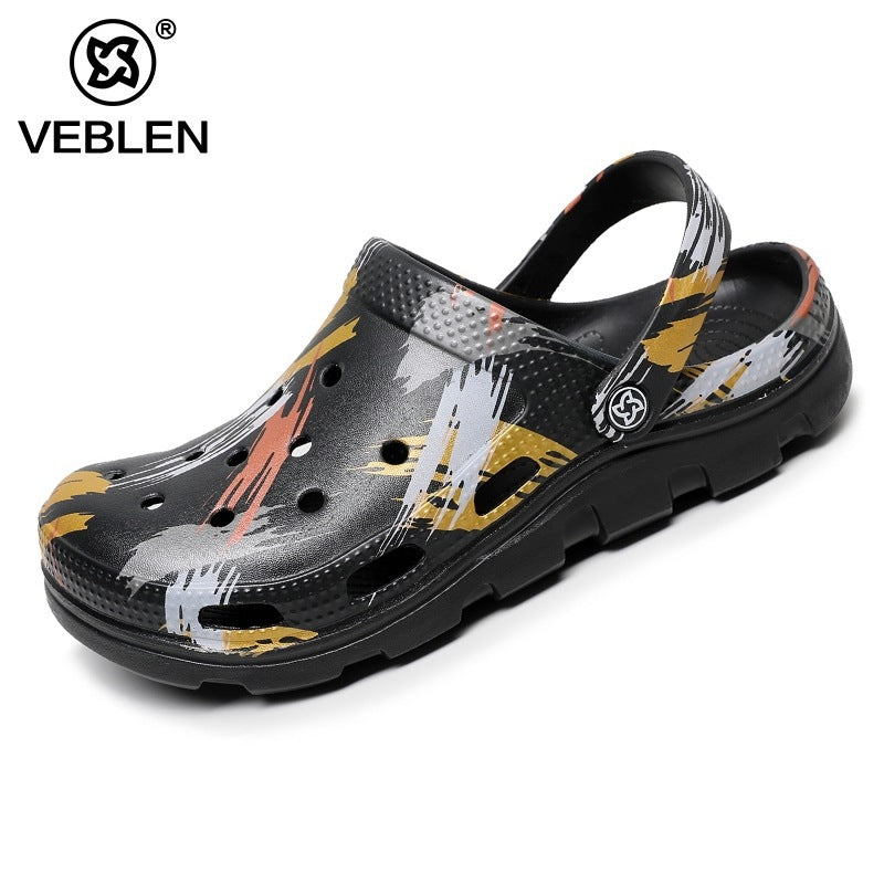 Herren Loch Sommer Dicker Boden Für Outdoor-Sandalen