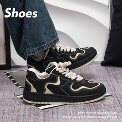 Women's & Men's Stitching National Style Thick Bottom Sneakers