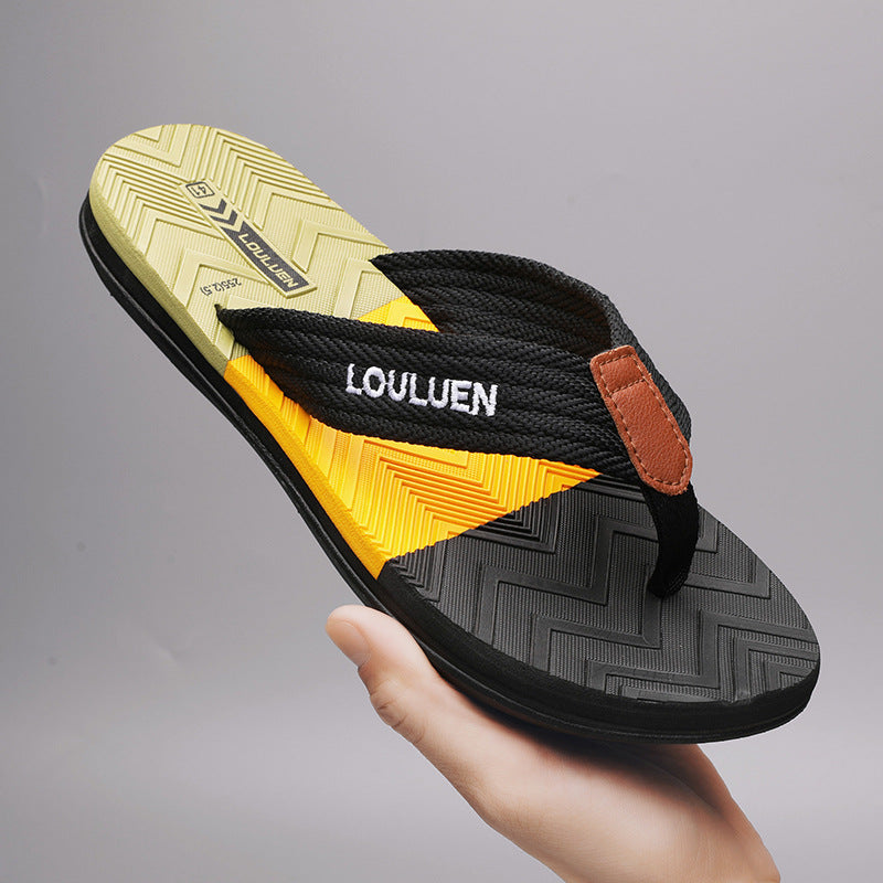 Edle Herren Sommer Outdoor Strand Flip Flops