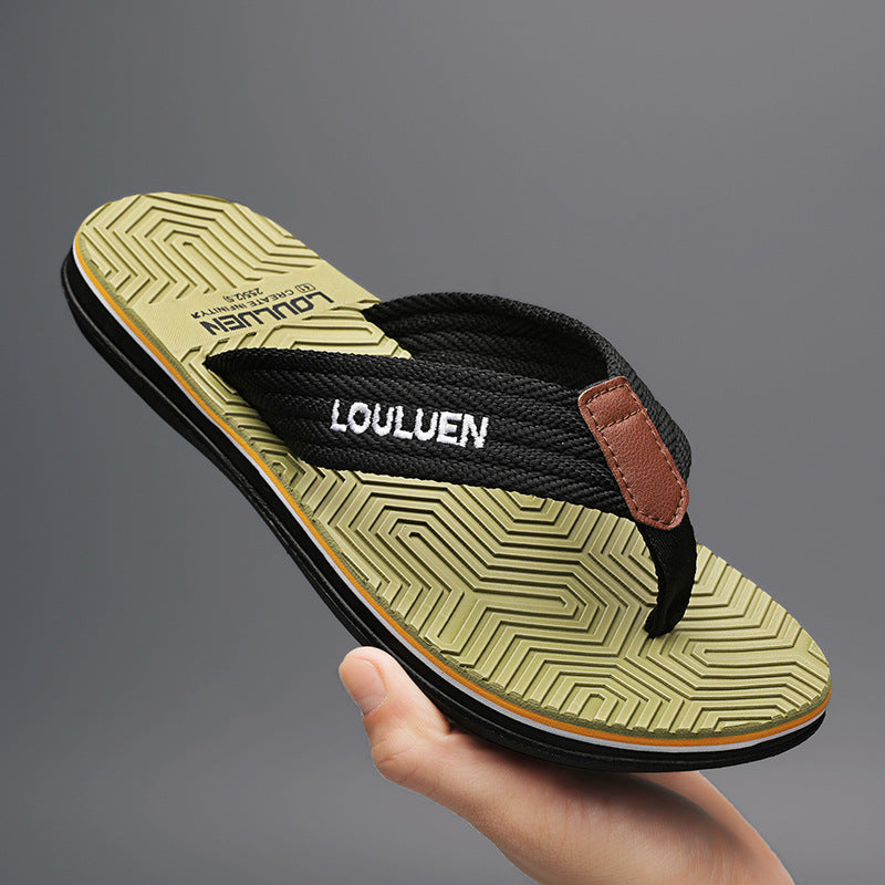 Sandalias de playa antideslizantes de estilo coreano para hombre